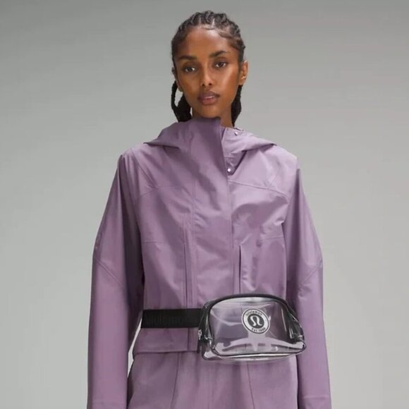 Lululemon Clear Everywhere Plastic Belt Bag Logo Stadium 1L Fanny Pack NWT New - Picture 5 of 9